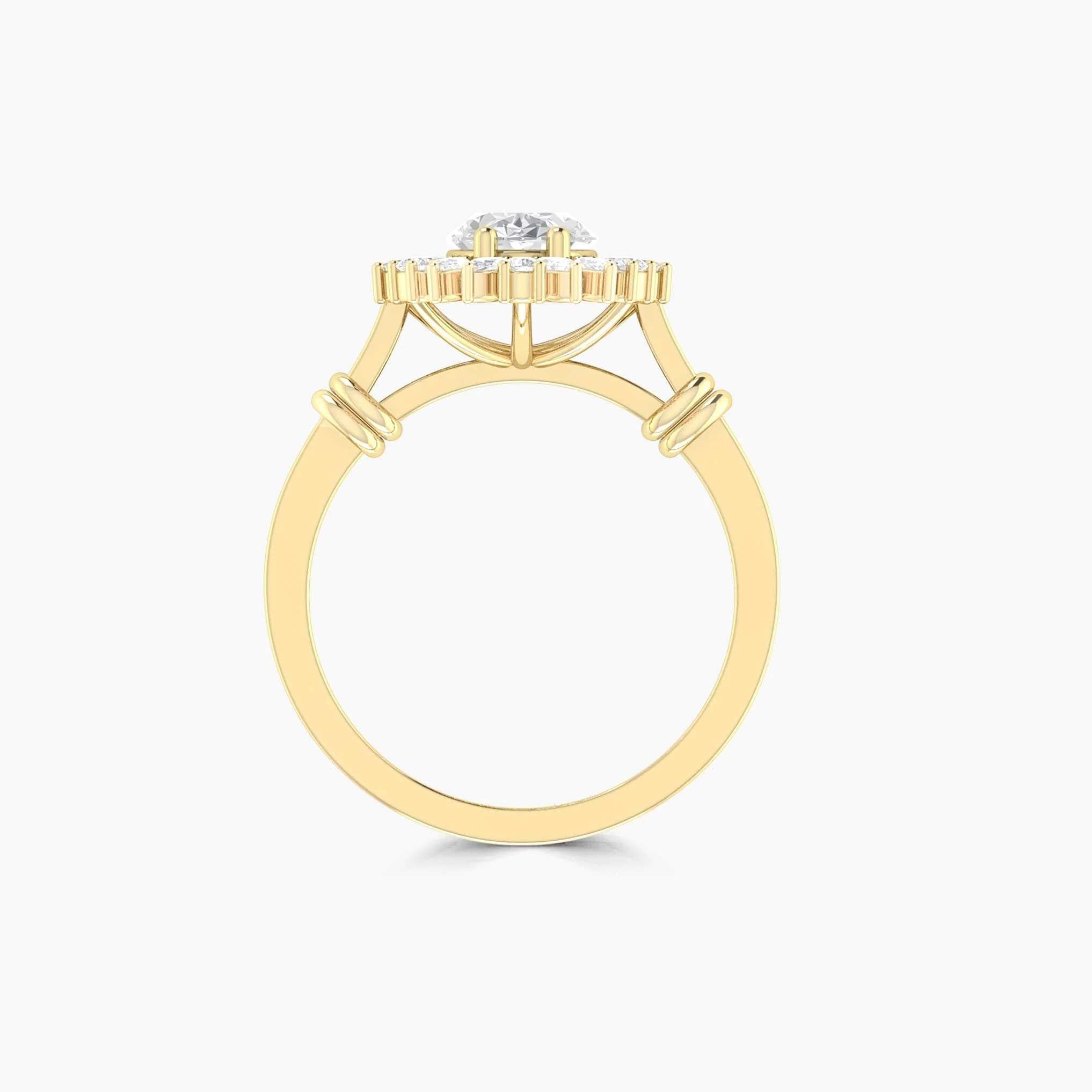Oval Cubic Zirconia diamond Ring anniversary gift for her - Image 4