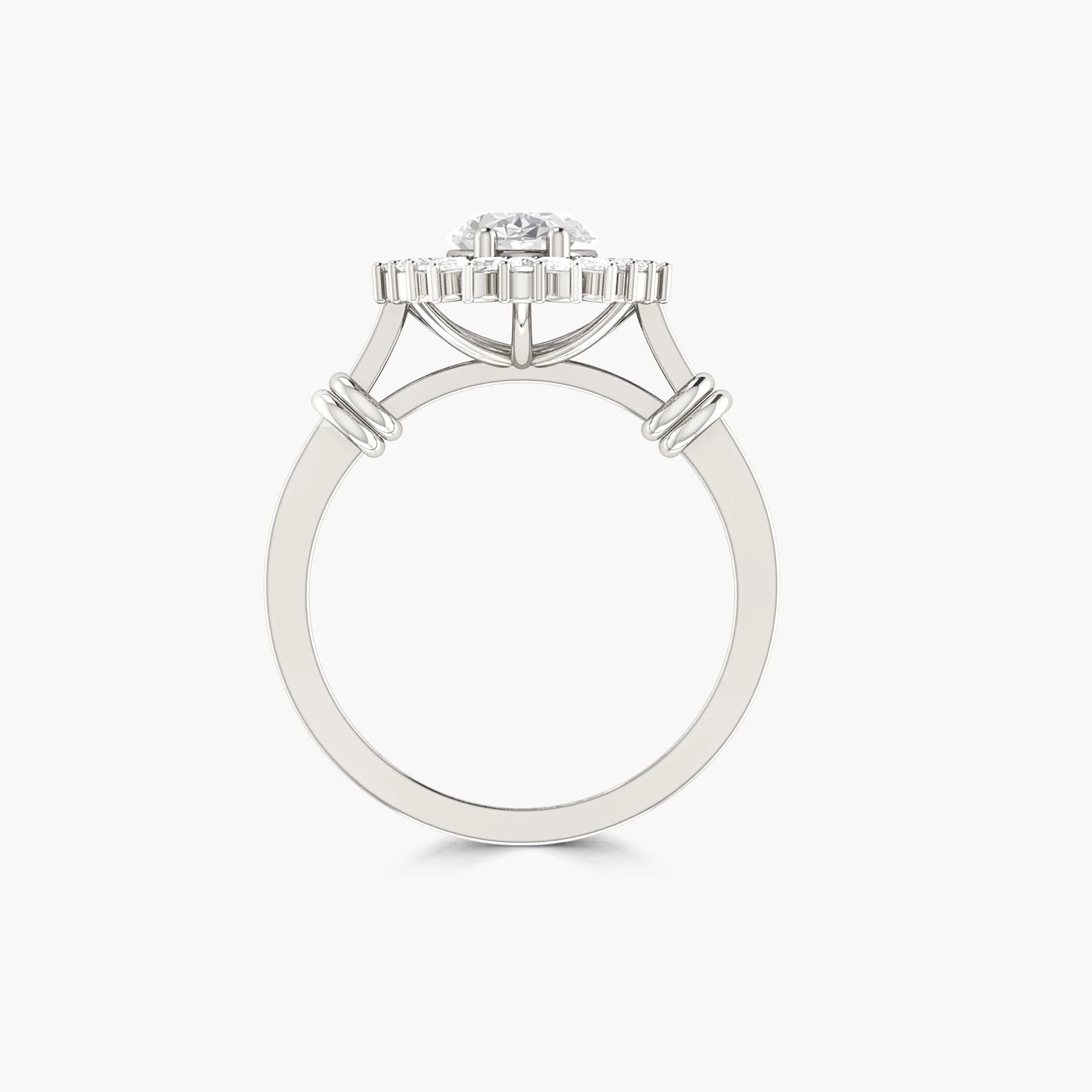 Oval Cubic Zirconia diamond Ring anniversary gift for her - Image 7
