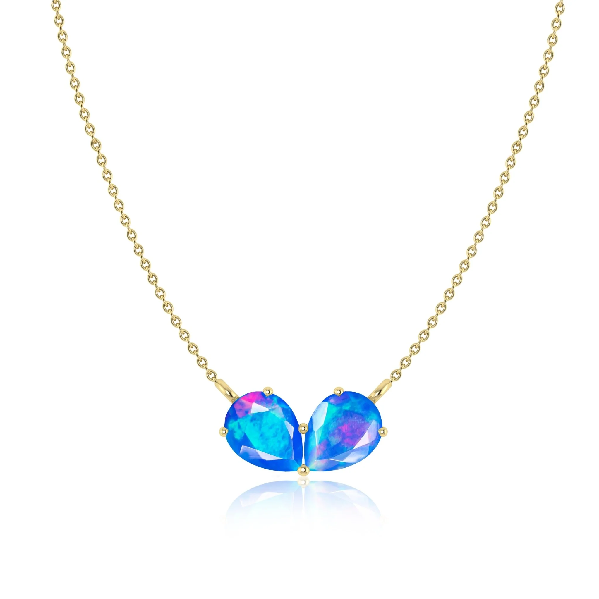 Black Pear Opal Gemstone Pendant for Women - Image 7